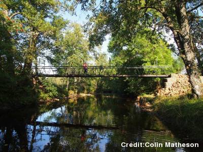 The bridge, Credit:Colin Matheson