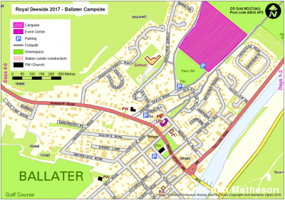 Campsite map