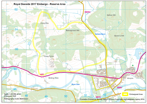 Reserve day embargoed area