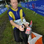 Metva Udovic from Slovenia finishing course 31 in the W35L class